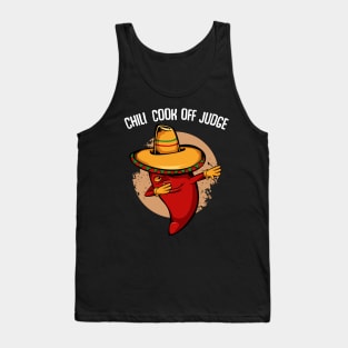 Chili Cook Off Judge - Dabbing Dab Pepper Tank Top